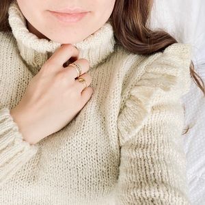 Vintage Diane Von Furstenburg cream sweater